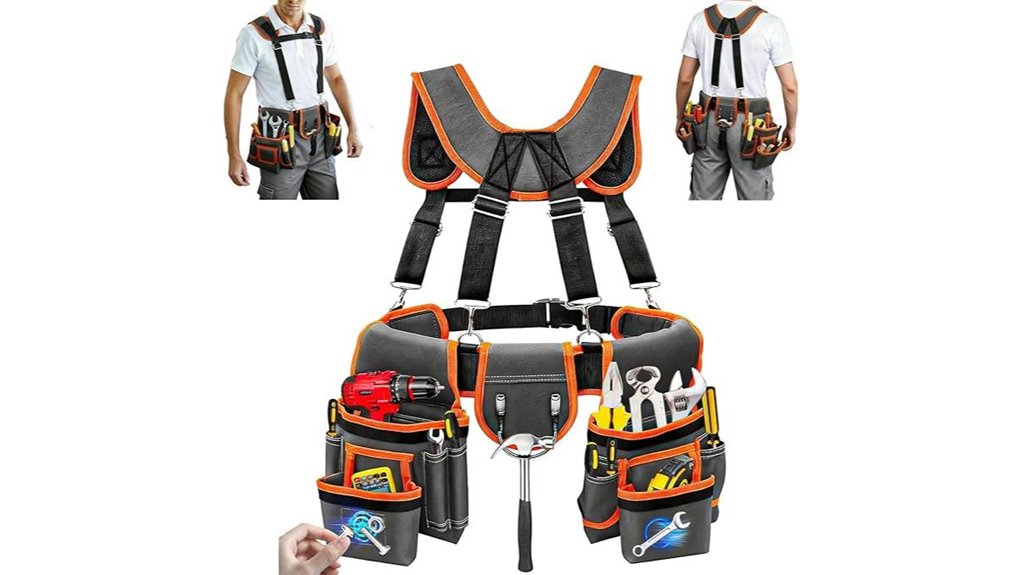 adjustable magnetic tool belt