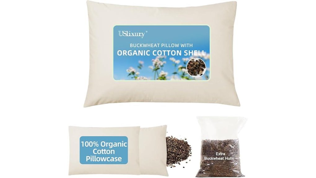 adjustable organic buckwheat pillow