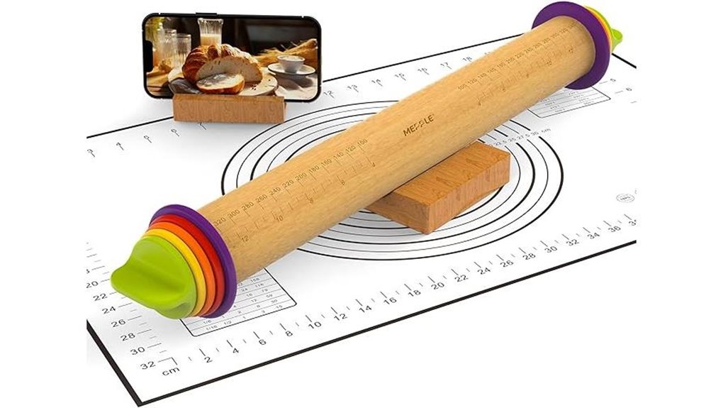 adjustable rolling pin set