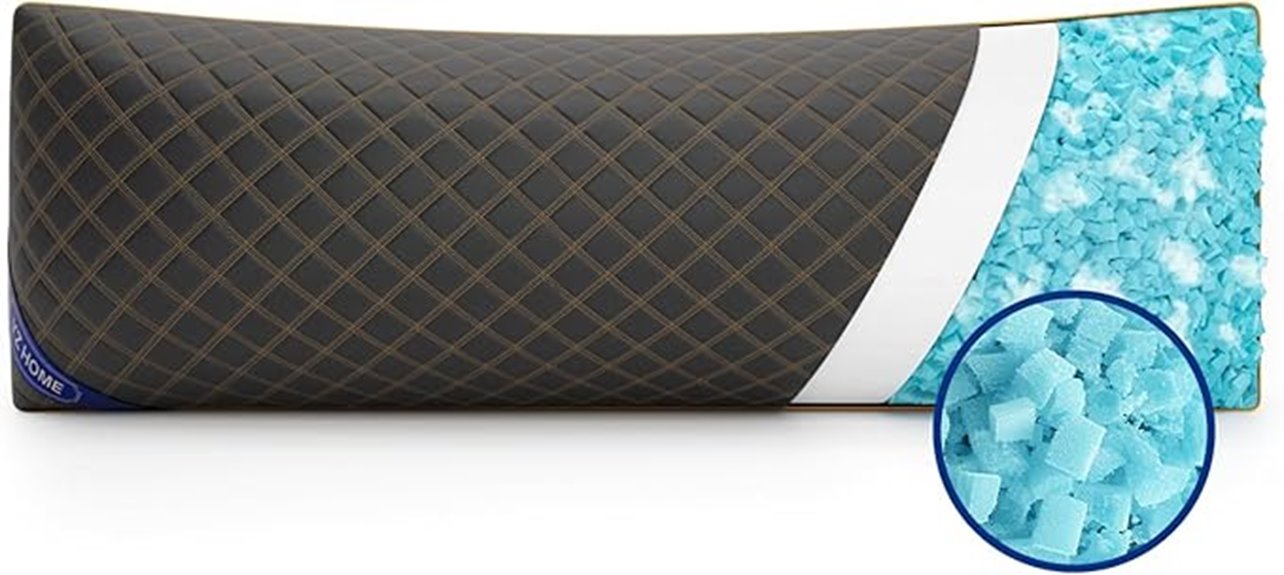 adjustable shredded foam pillow