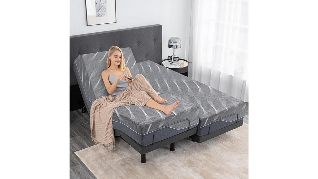 adjustable split gel bed