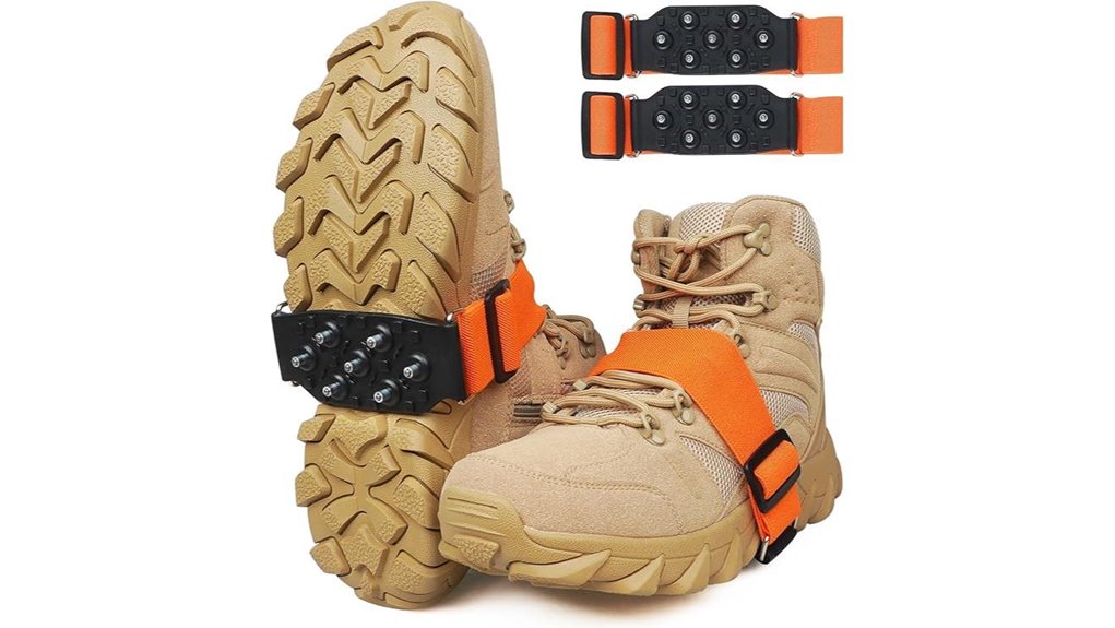 adjustable tungsten studded ice cleats