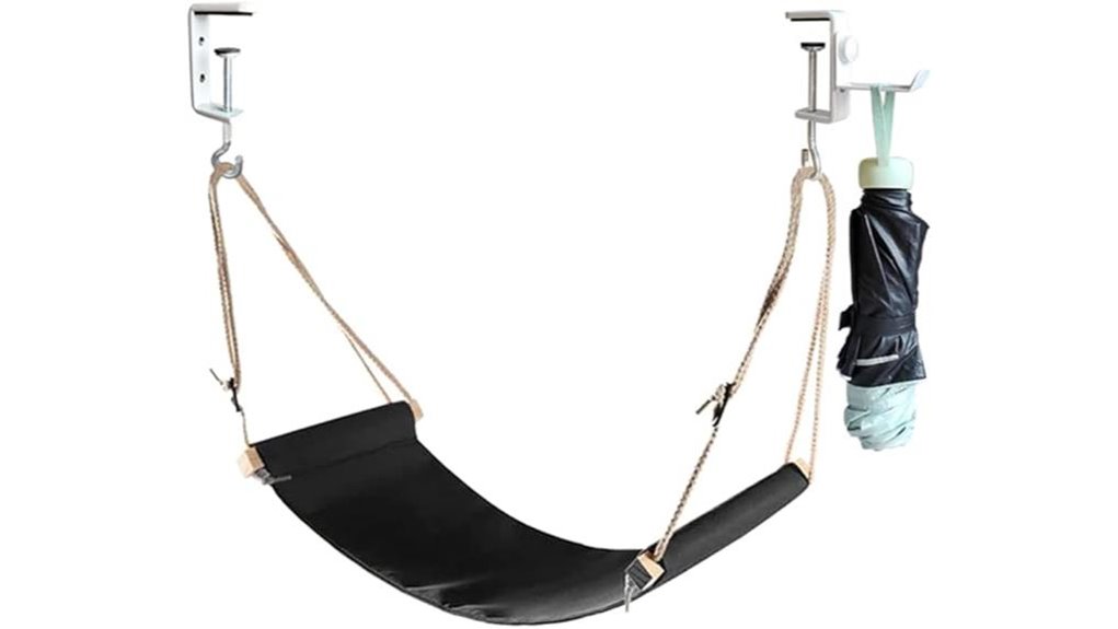 adjustable under desk canvas footrest