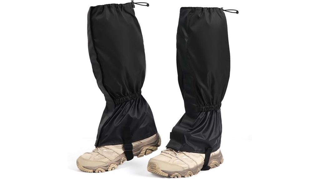 adjustable waterproof hiking gaiters