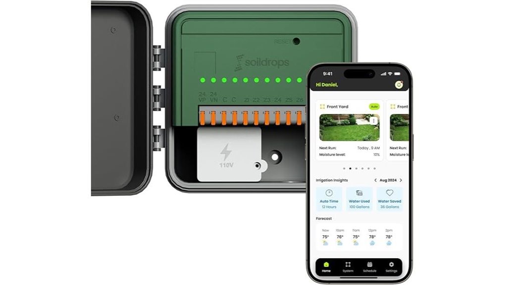ai sprinkler controller 8 zone