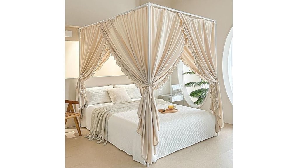 aikasy windproof queen canopy