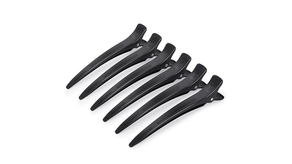 aimike 6 pack black silicone clips