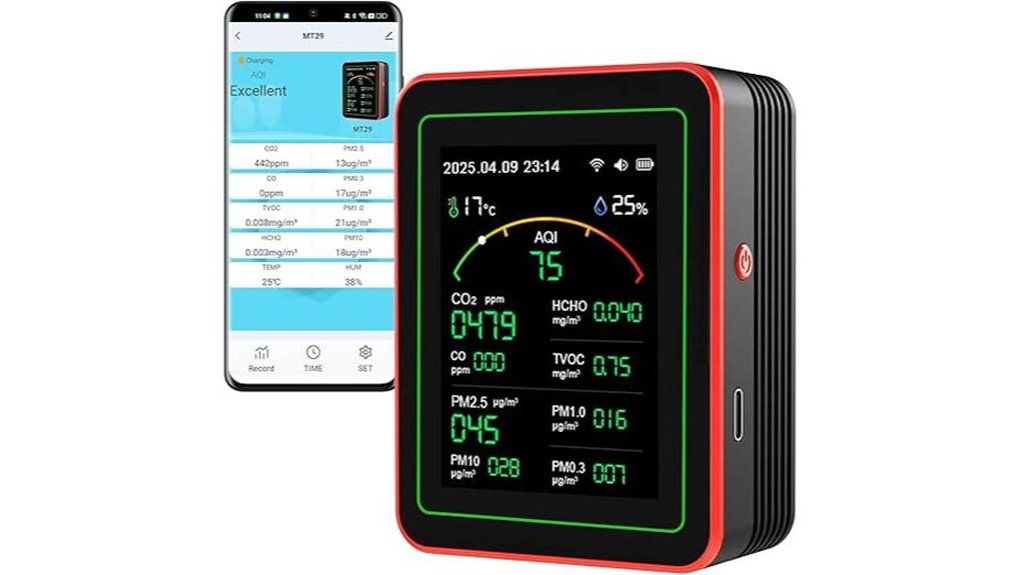 air quality monitor 15 in 1