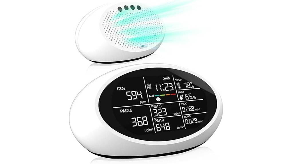 air quality monitor features