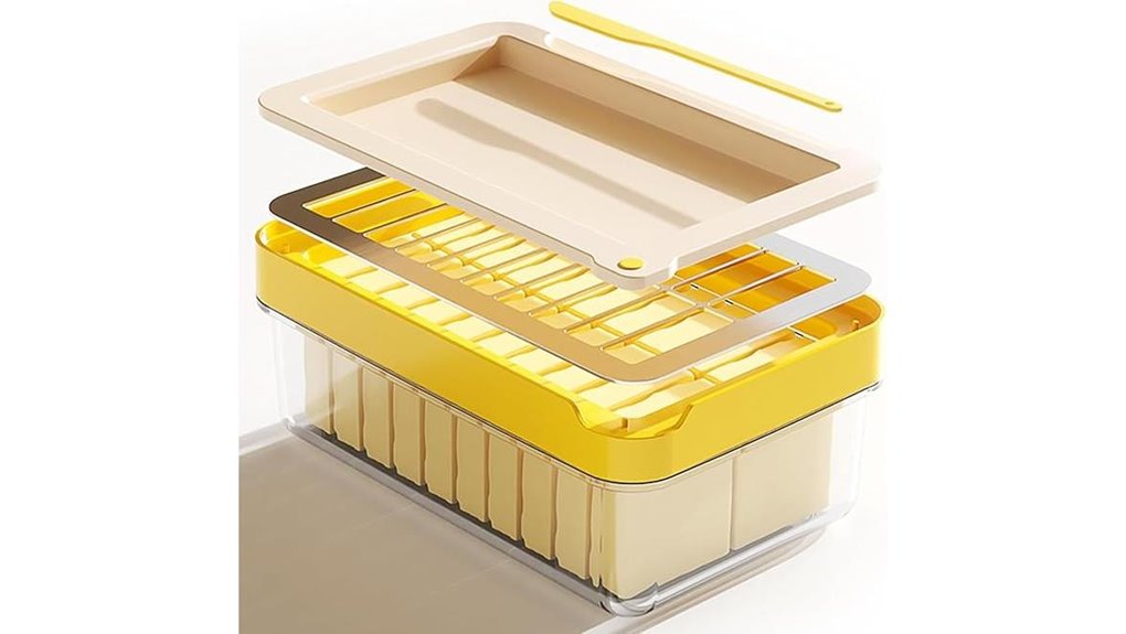 airtight magnetic butter slicer