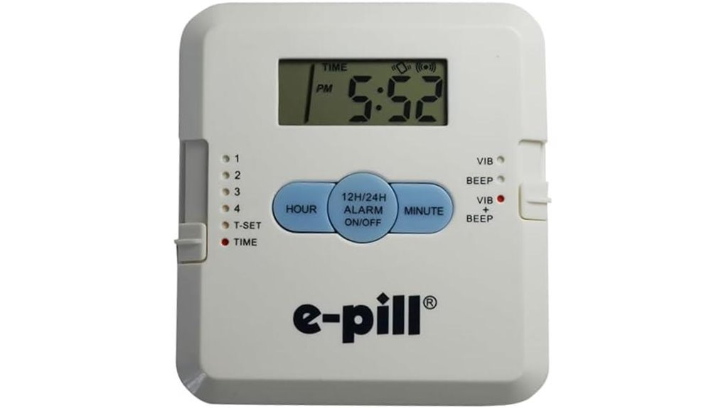 alarm enabled pocket pill organizer