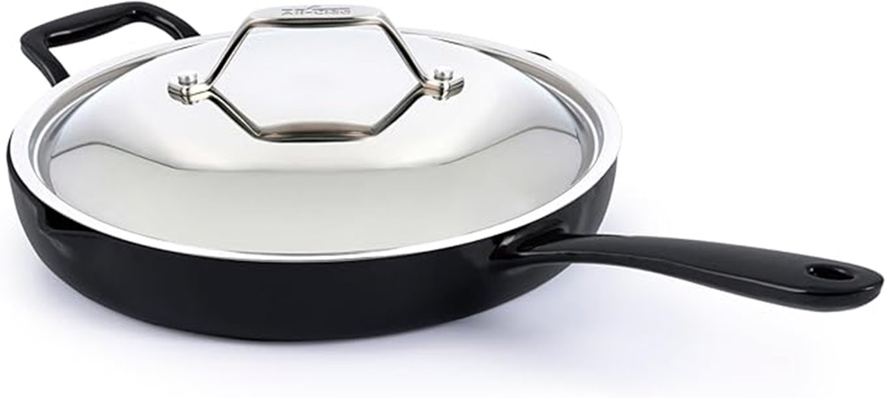 all clad 12 inch cast iron