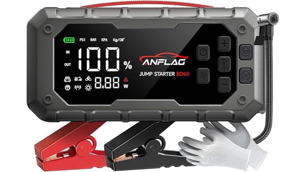 all in one portable jump compressor