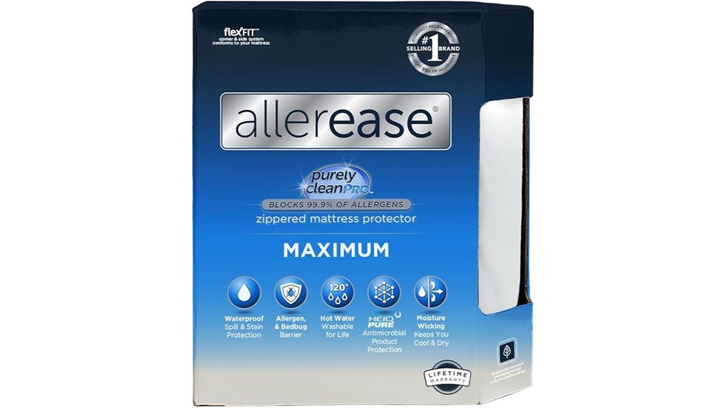 allerease queen waterproof protector