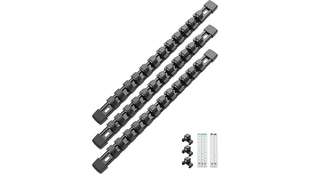 aluminum alloy socket organizer set