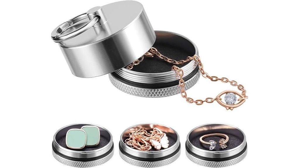 aluminum mini jewelry holder