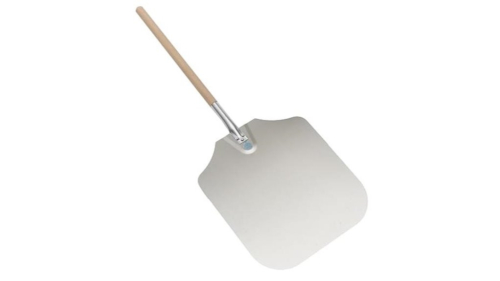 aluminum pizza peel with wood