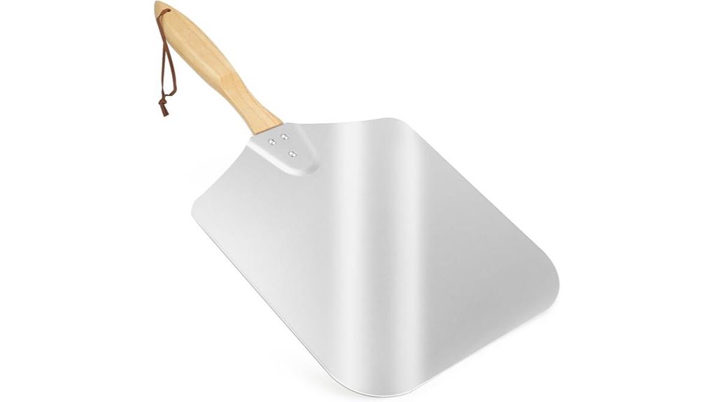 aluminum pizza peel wooden