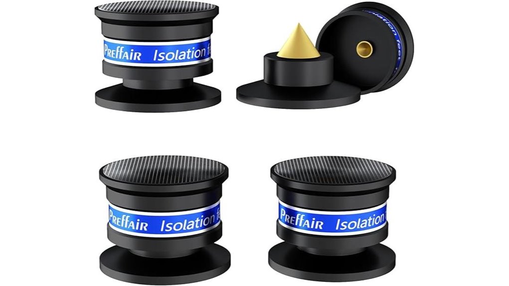 aluminum speaker isolation spikes