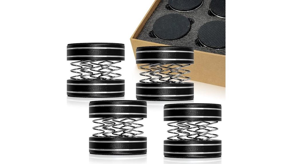 aluminum turntable isolation feet