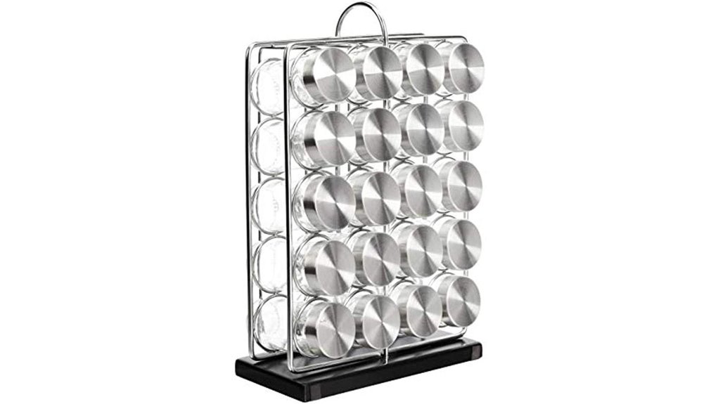 amazon basics 20 jar spice rack