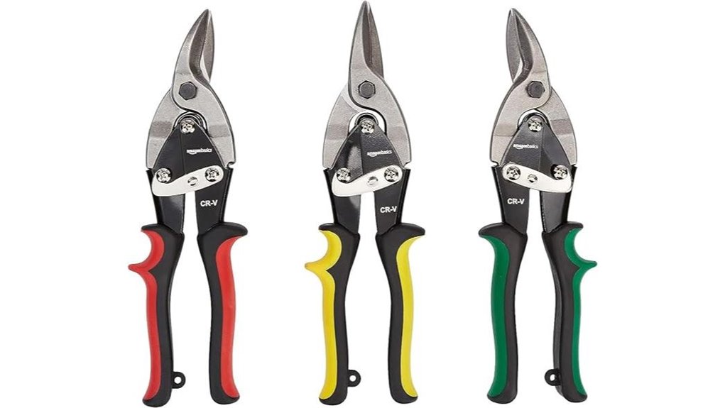 amazon basics aviation snip set with comfort grips