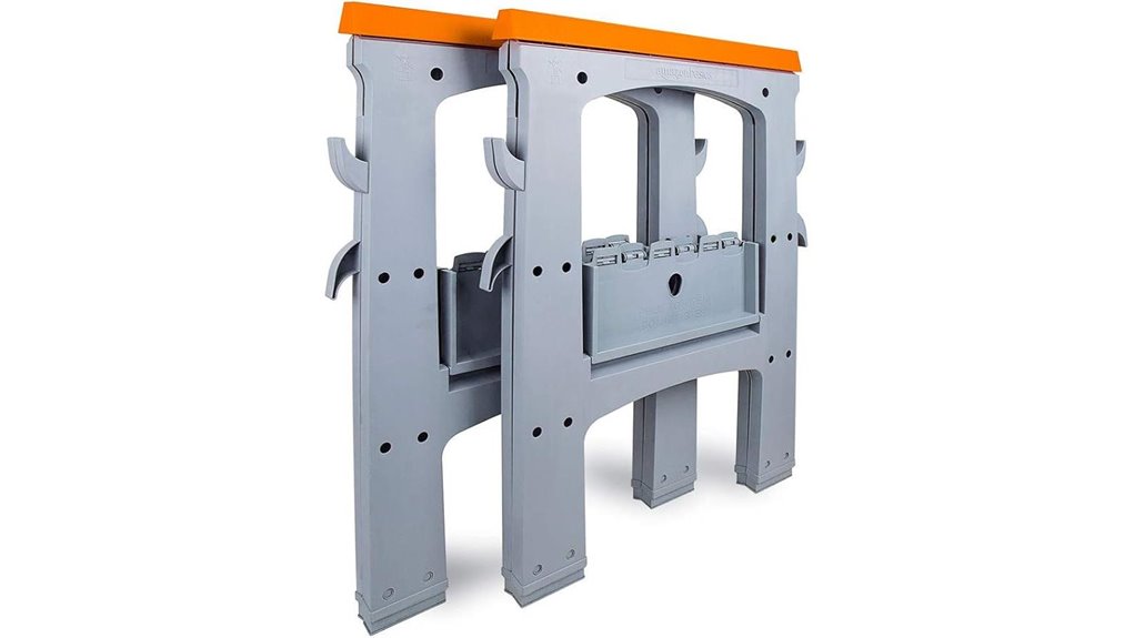 amazon basics sawhorse set collapsible 900 lb capacity