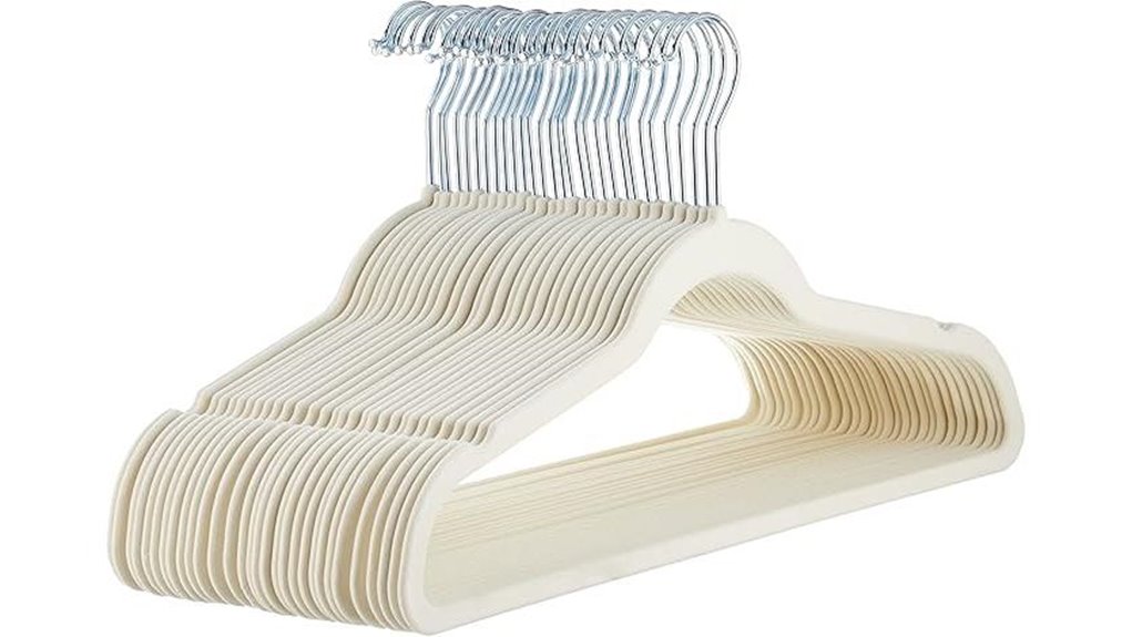 amazon basics velvet hangers