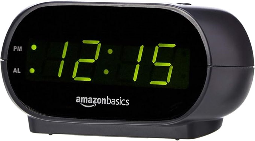 amazon digital oval clock