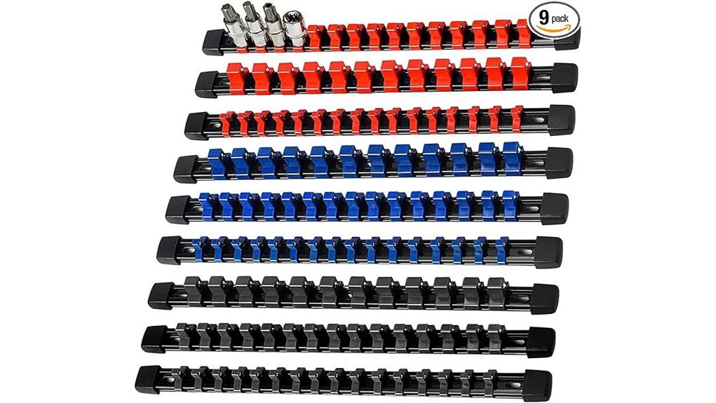 amm 9 piece socket organizer