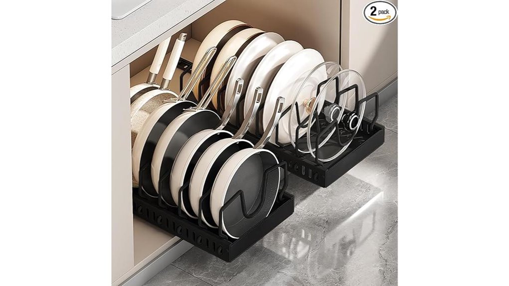 amoichic cabinet organizers with dividers