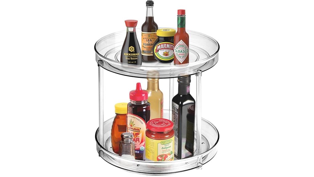 amolliar 2 tier lazy susan