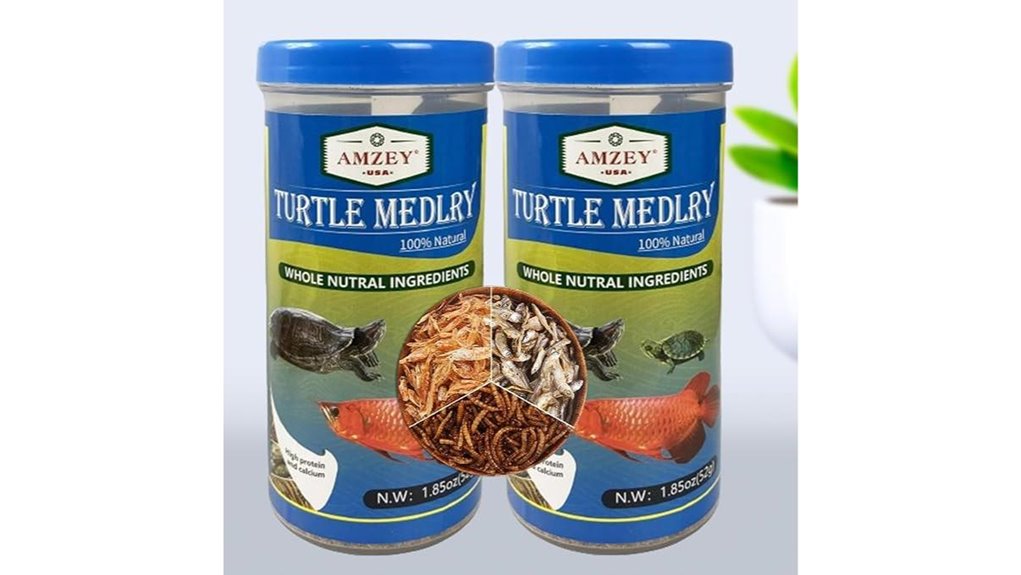 amzey aquatic turtle food medley