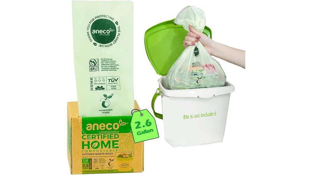 aneco 2 6g compostable bags