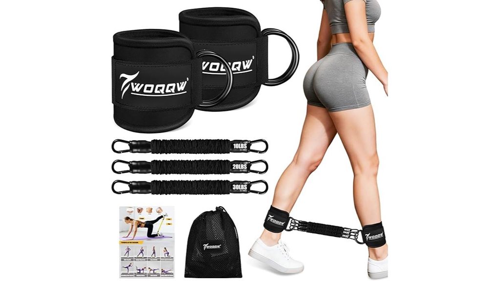 ankle resistance band cuffs