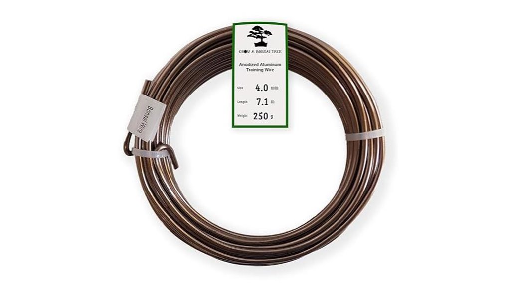 anodized 4mm bonsai training wire