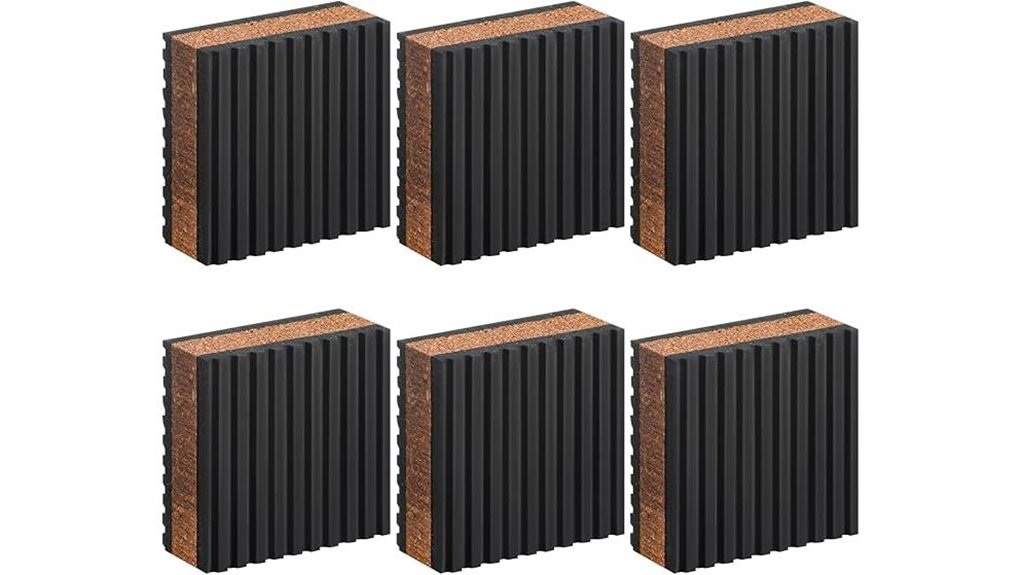 anti vibration cork turntable pads