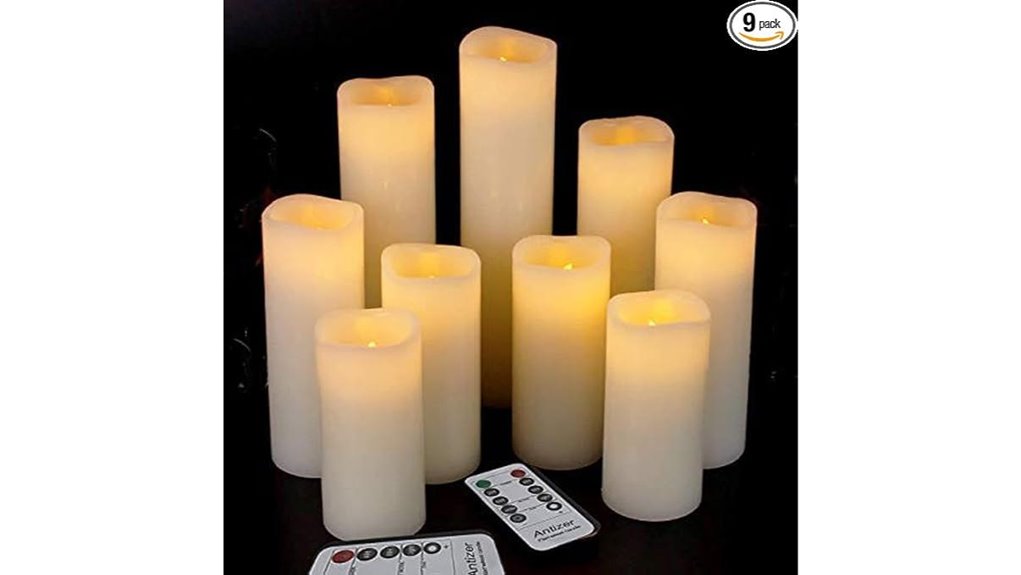 antizer flameless candles pack