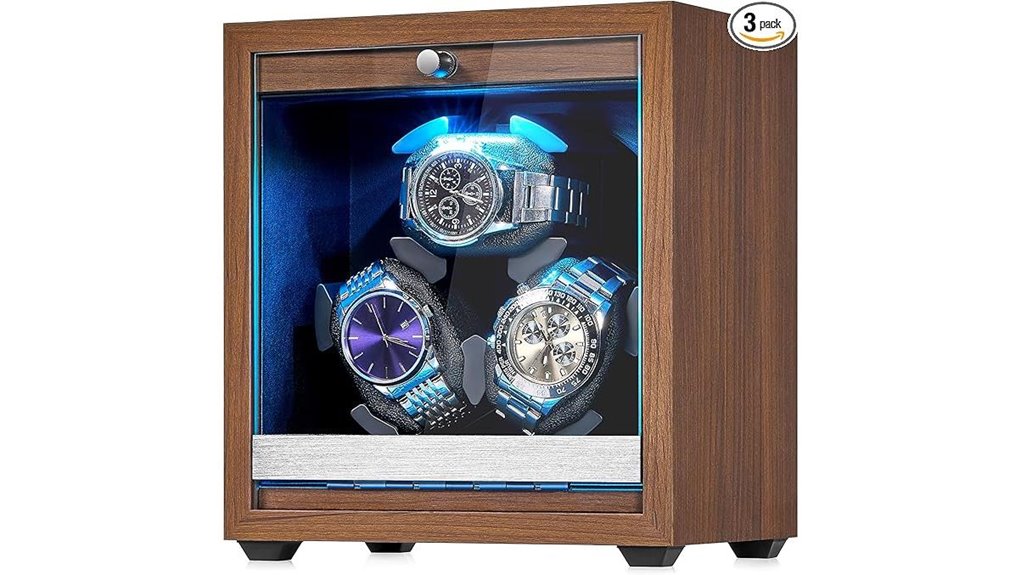 anwbroad wooden watch winder
