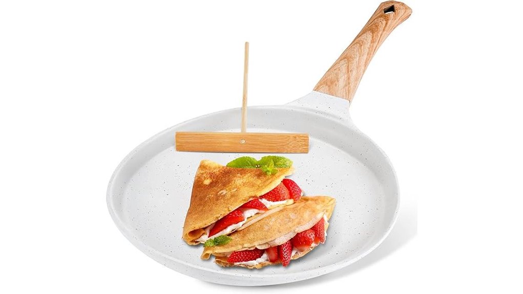 aosion nonstick crepe pan tools included implied