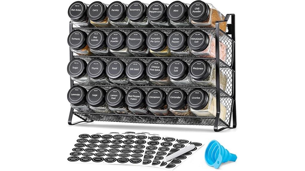 aozita 28 jar spice organizer