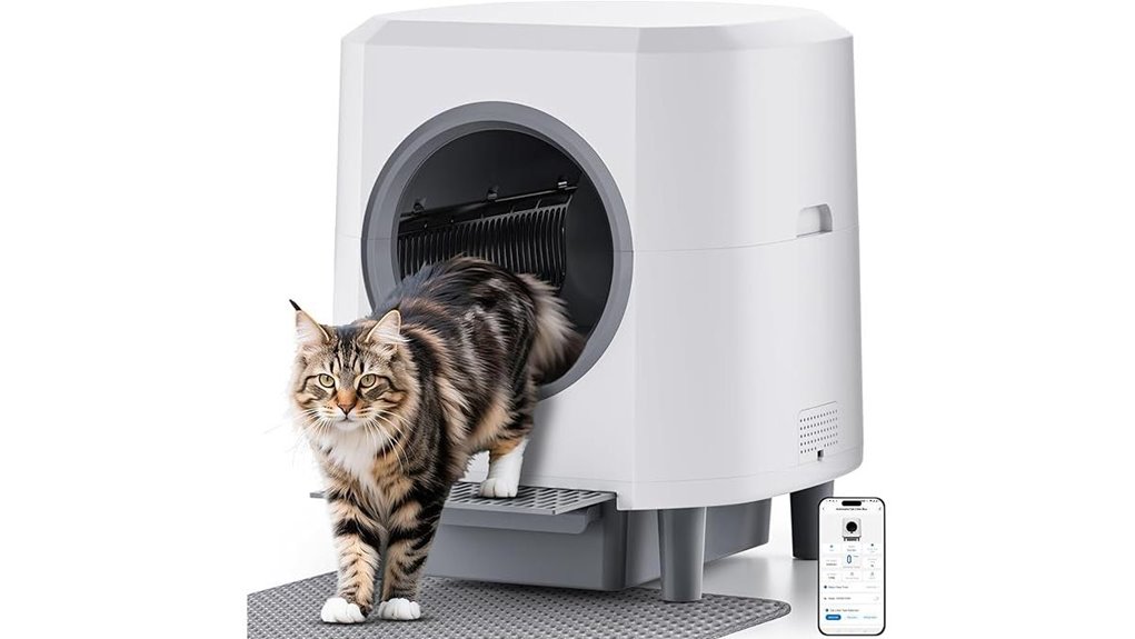 app controlled 90l litter box