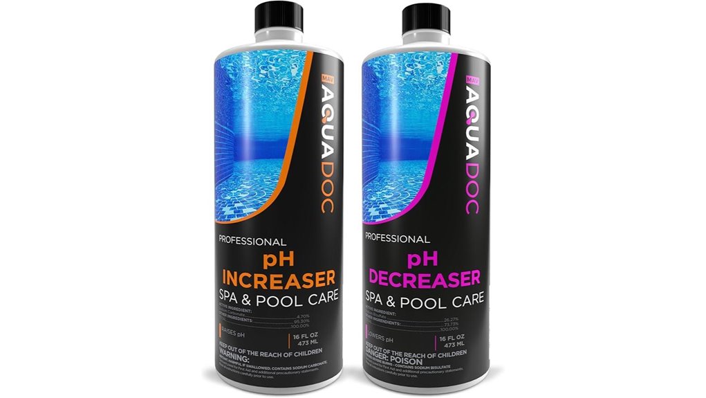 aquadoc spa ph up down