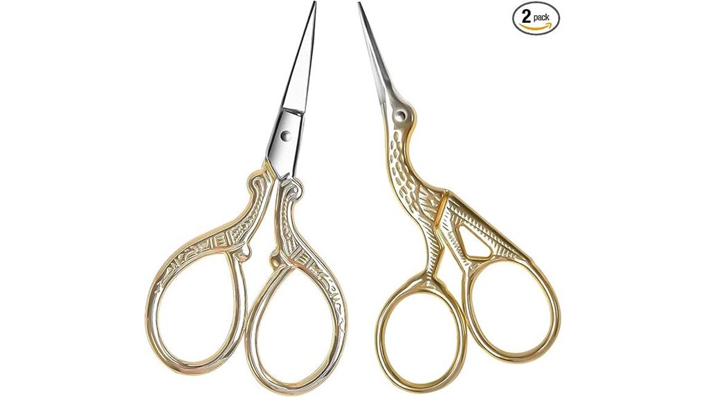 aqueenly stainless embroidery scissors