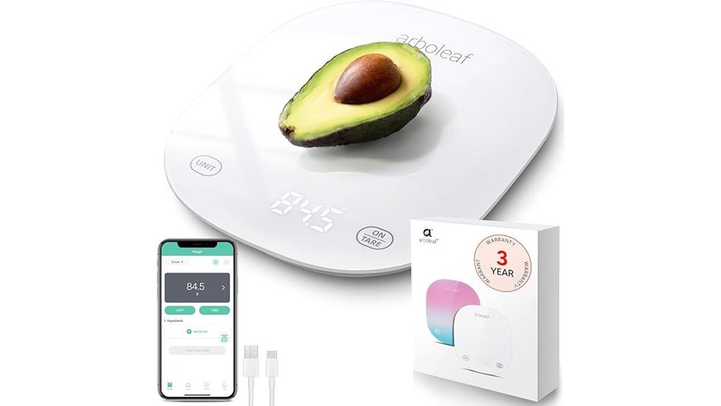 arboleaf 22lb nutritional scale