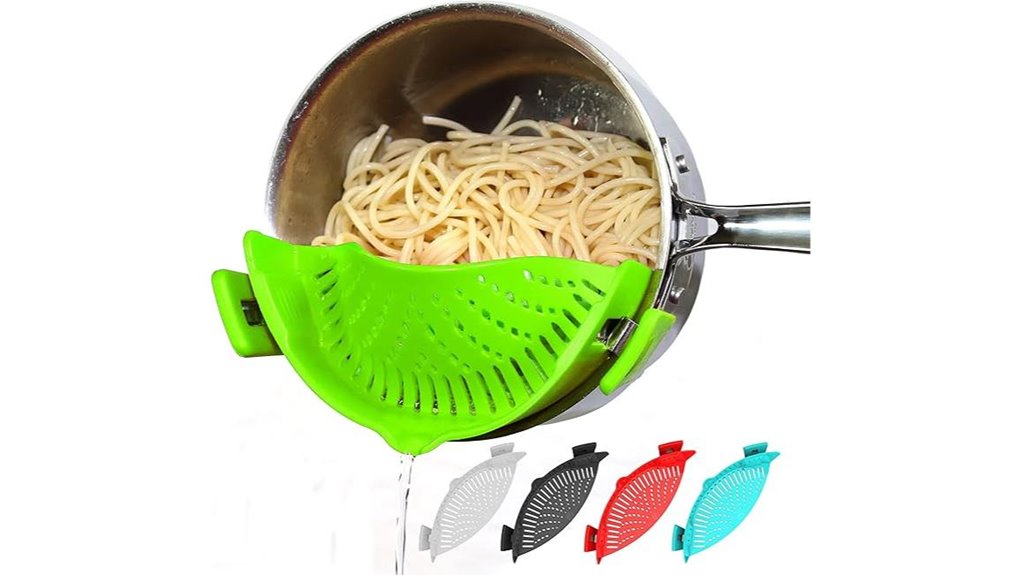 arlig clip on pasta strainer