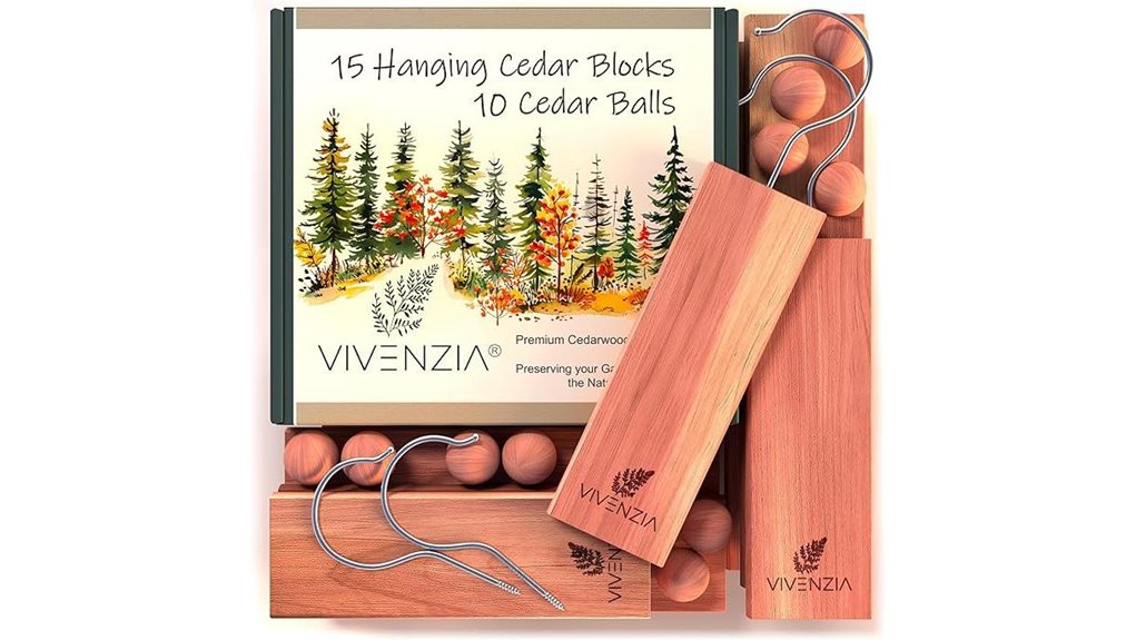 aromatic cedar closet blocks