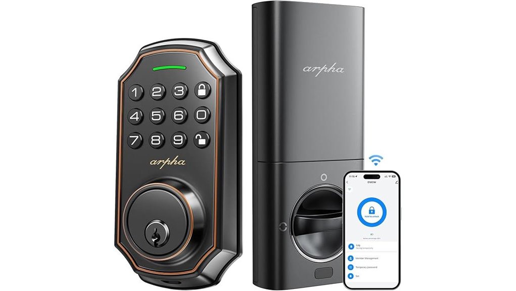 arpha wifi keyless entry lock