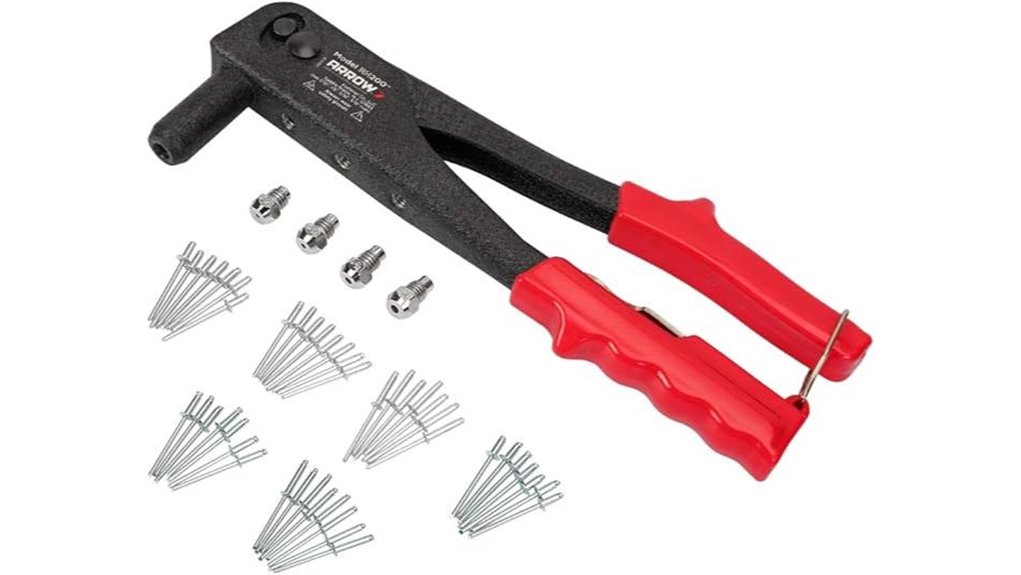 arrow heavy duty riveter kit 120 rivets