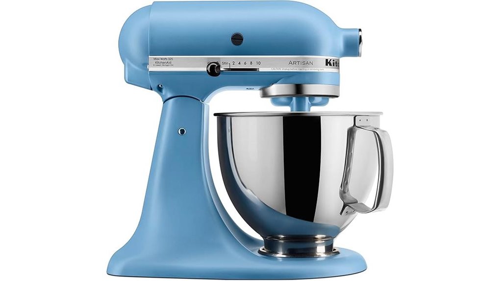 artisan 5 quart tilt head mixer